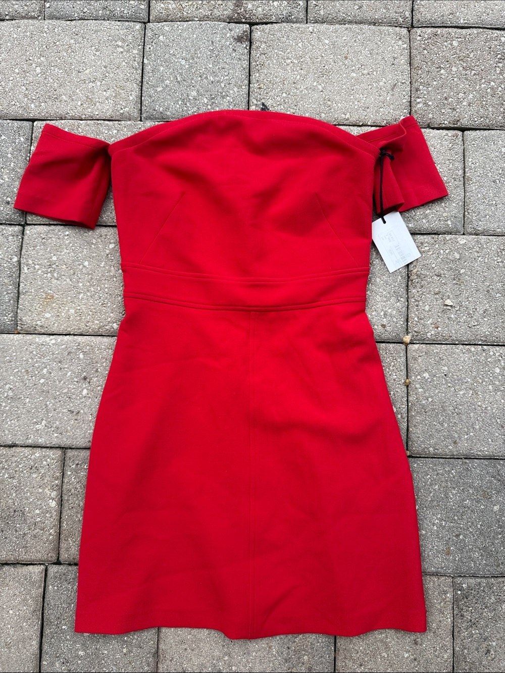 Astrid off the Shoulder Red Cocktail Dress